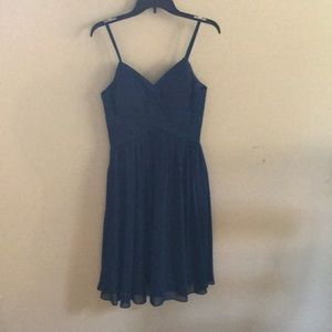 Azazie Sonia dress dark navy size 8